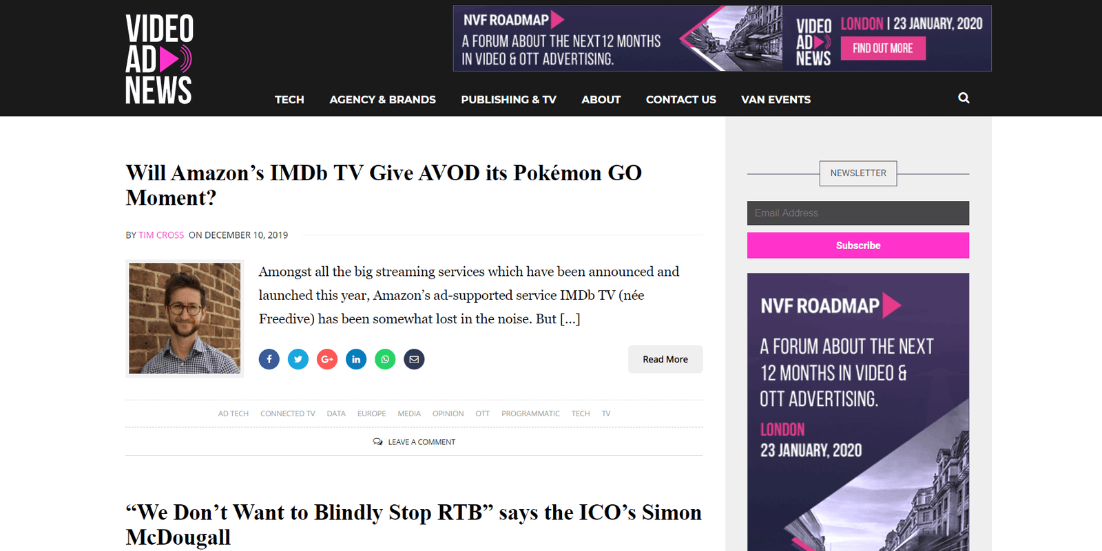 Video Ad News digital advertising blog