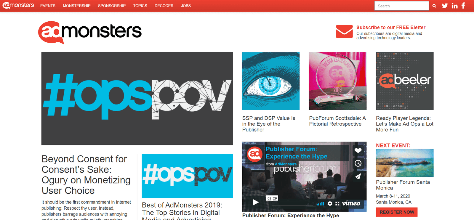 AdMonsters digital advertising blog