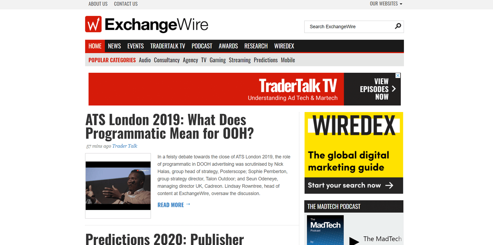 ExchangeWire digital advertising blog