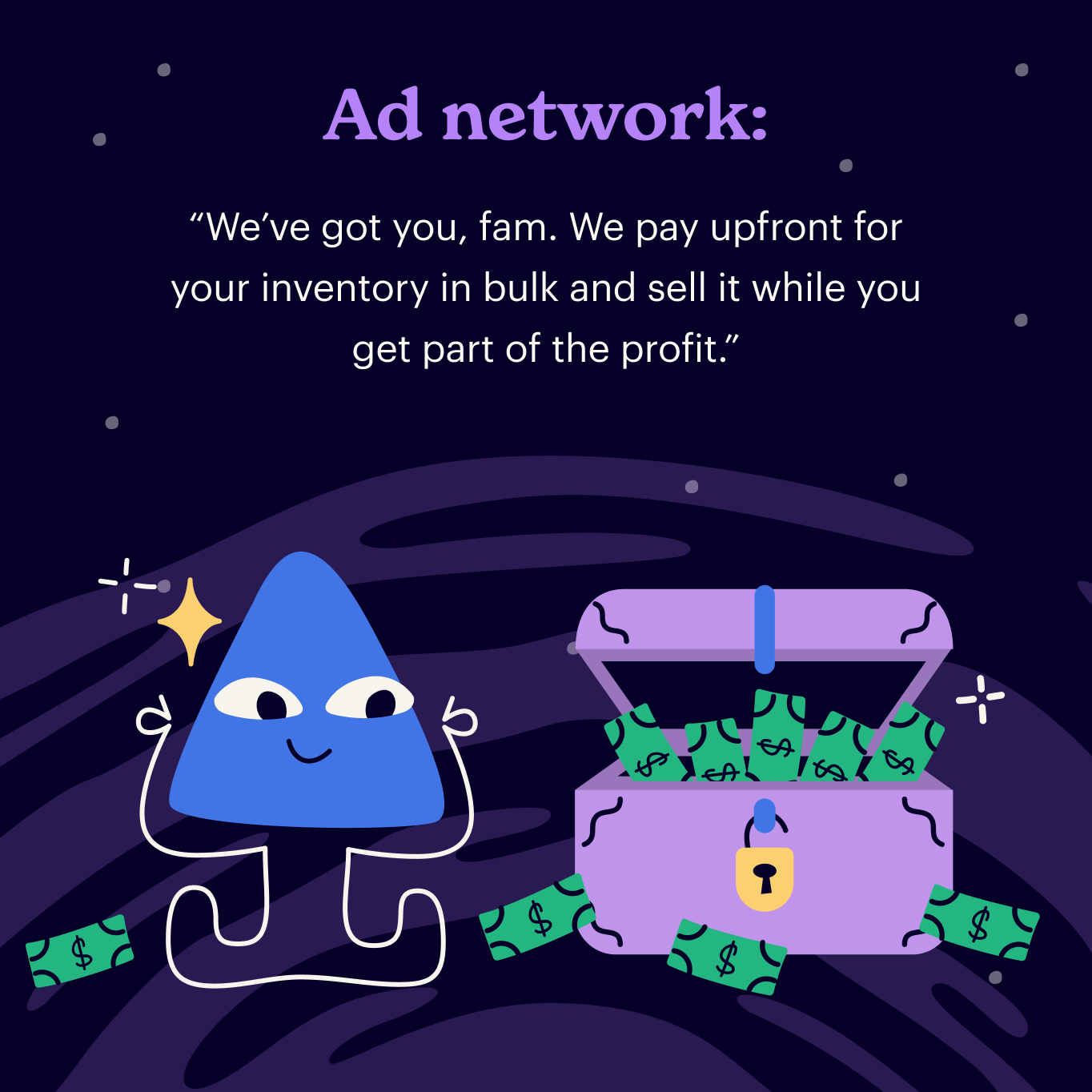 Ad network carousel