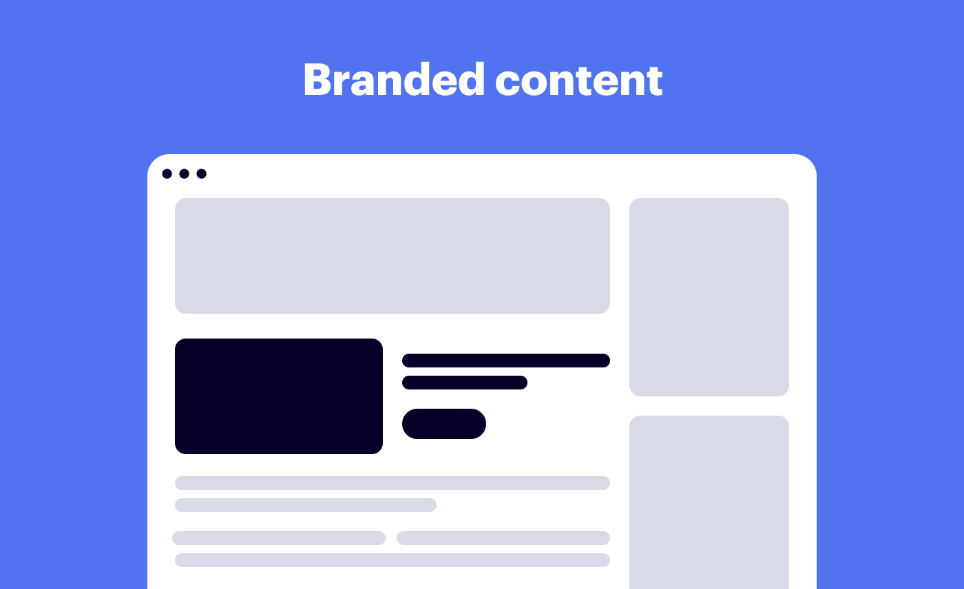 Content recommendation Native Ad