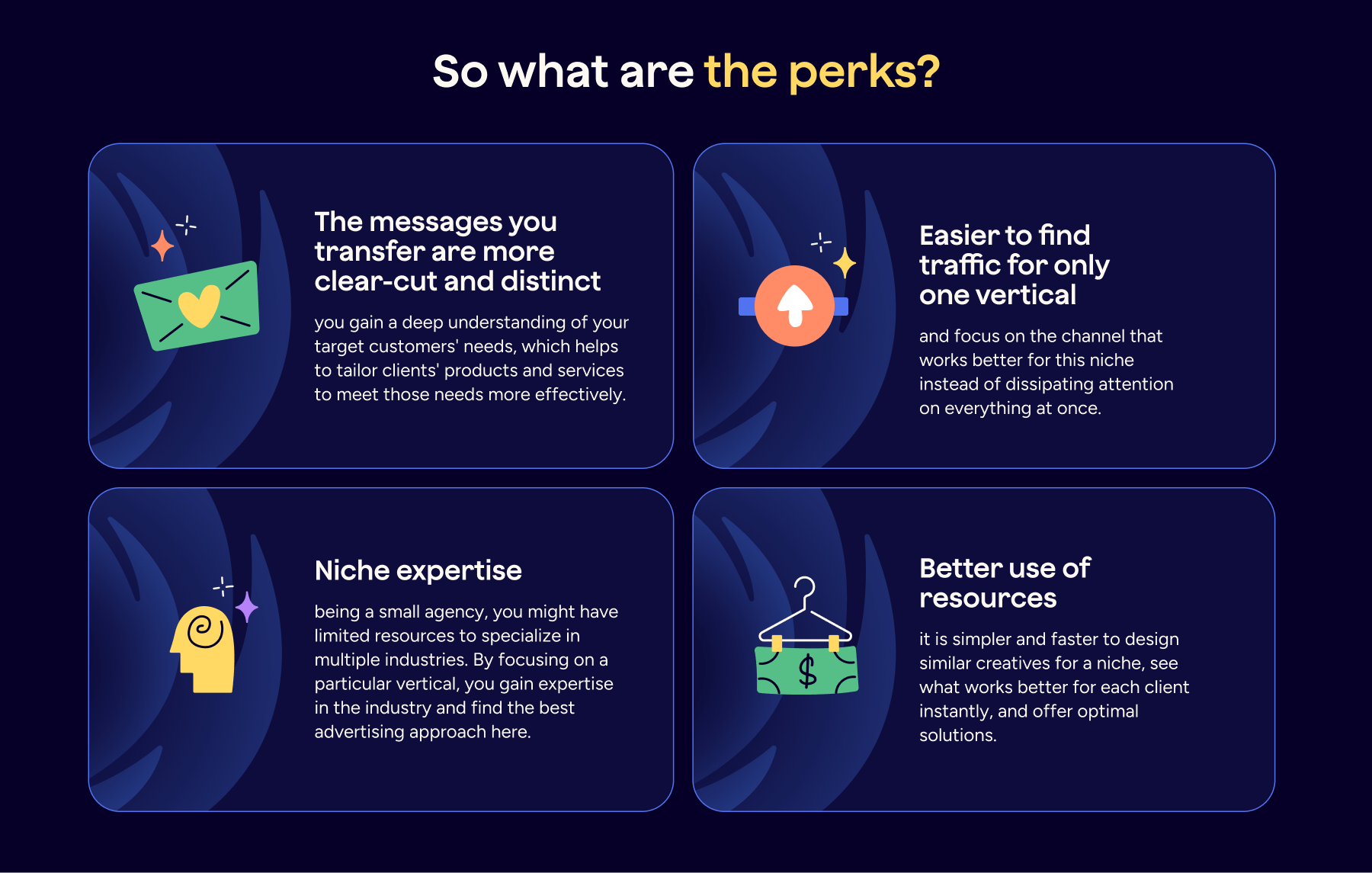 Percs of Vertical Ad Strategy