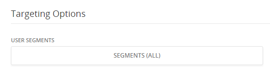 Retargeting segments