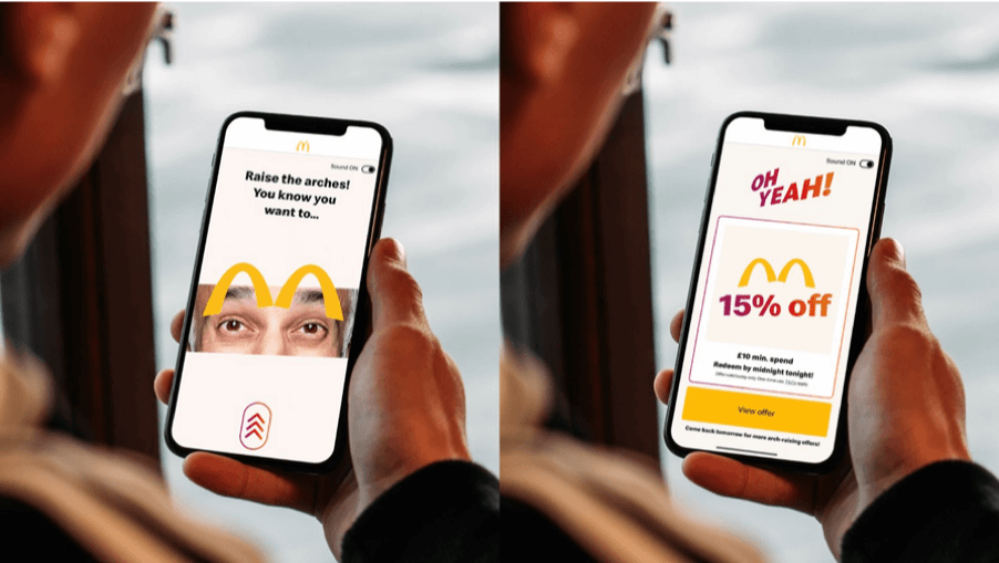 mcdonalds programmatic ad example