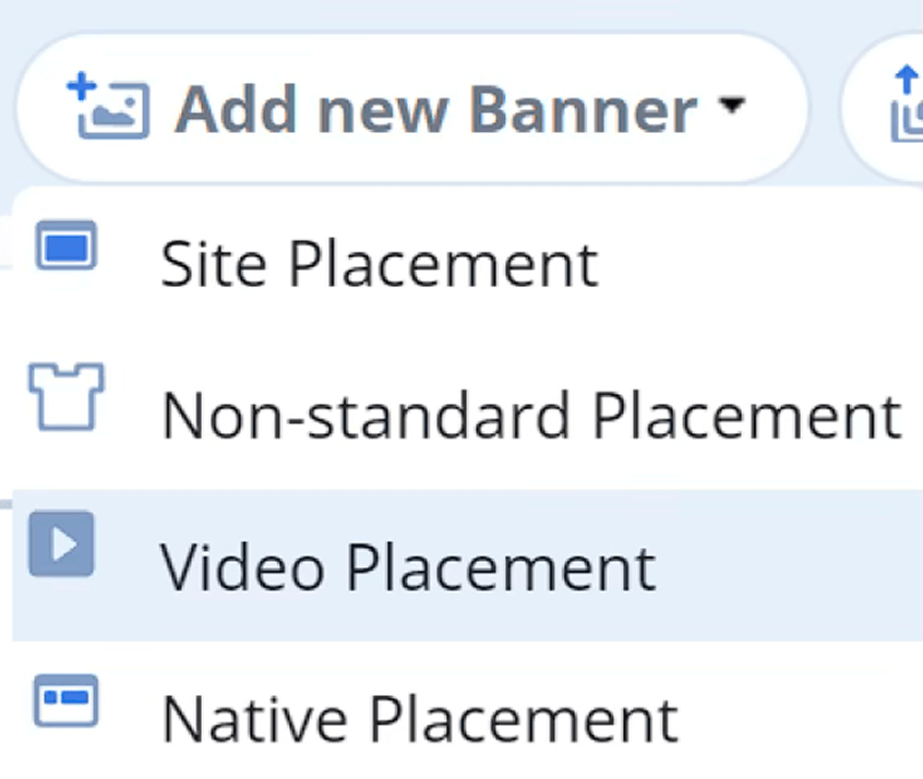 video banner creation