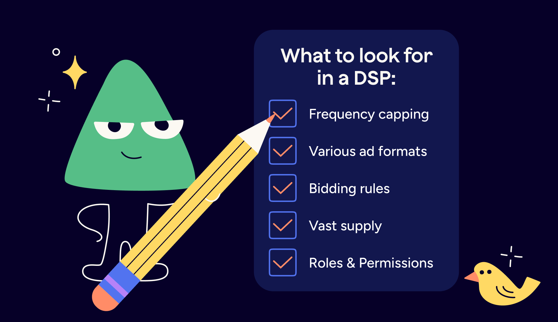 DSP features checklist